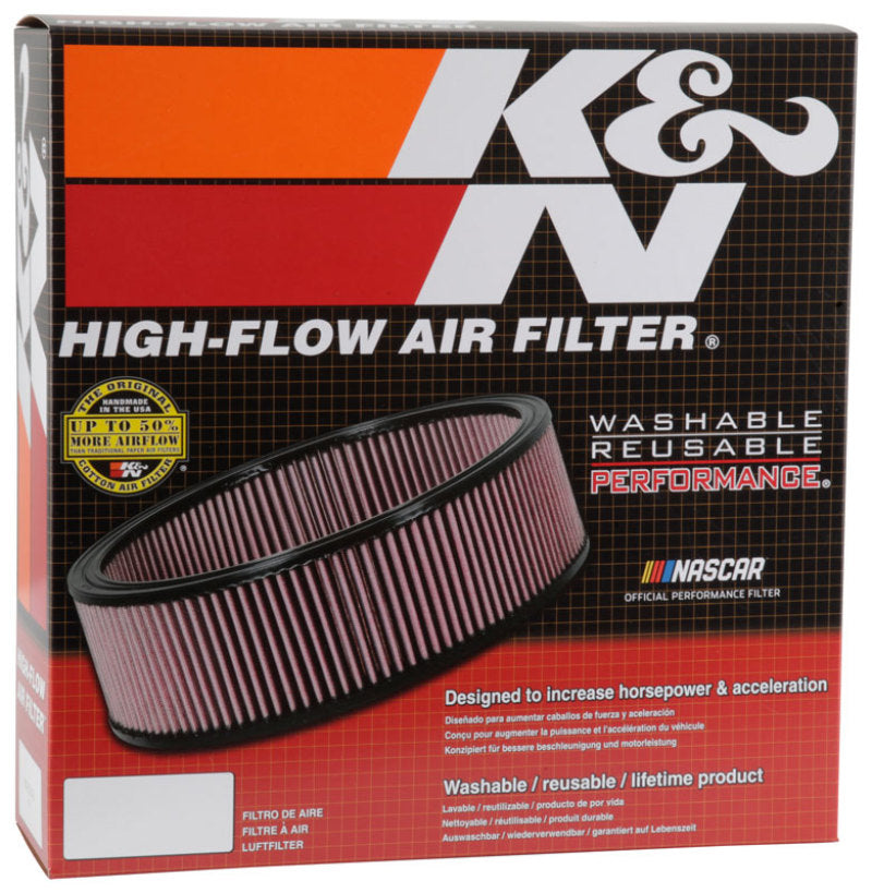 K&N Engineering K&N Custom Round Air Filter 14in OD 12in ID 4in Height
