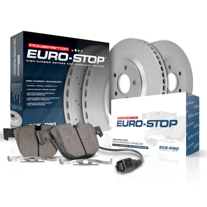 PowerStop Power Stop 00-97 BMW 540i Front Euro-Stop Brake Kit