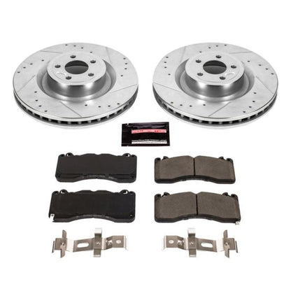 PowerStop Power Stop 15-22 Ford Mustang Front Z23 Evolution Brake Kit