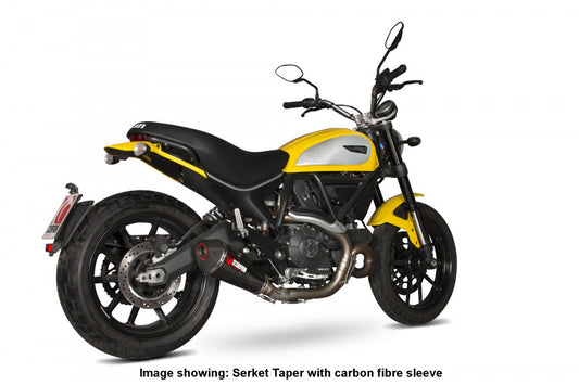 Scorpion RDI62TEO Ducati Scrambler 800 Serket Taper Slip-On - Titanium Sleeve | ML Performance US US