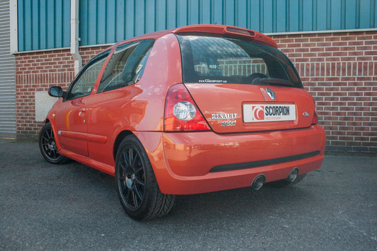 Scorpion SRNS019D Renault Clio MK2 Non-Resonated Cat-Back System  | ML Performance US US