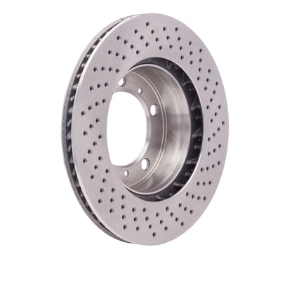 DFC 05-08 Porsche Cayman Left Front Drilled Brake Rotor