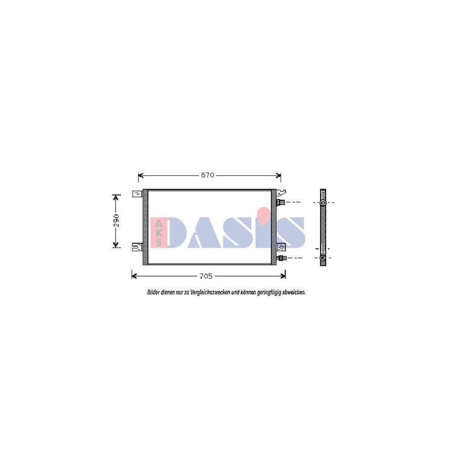 AKS Dasis 522015N Air Conditioning Condenser