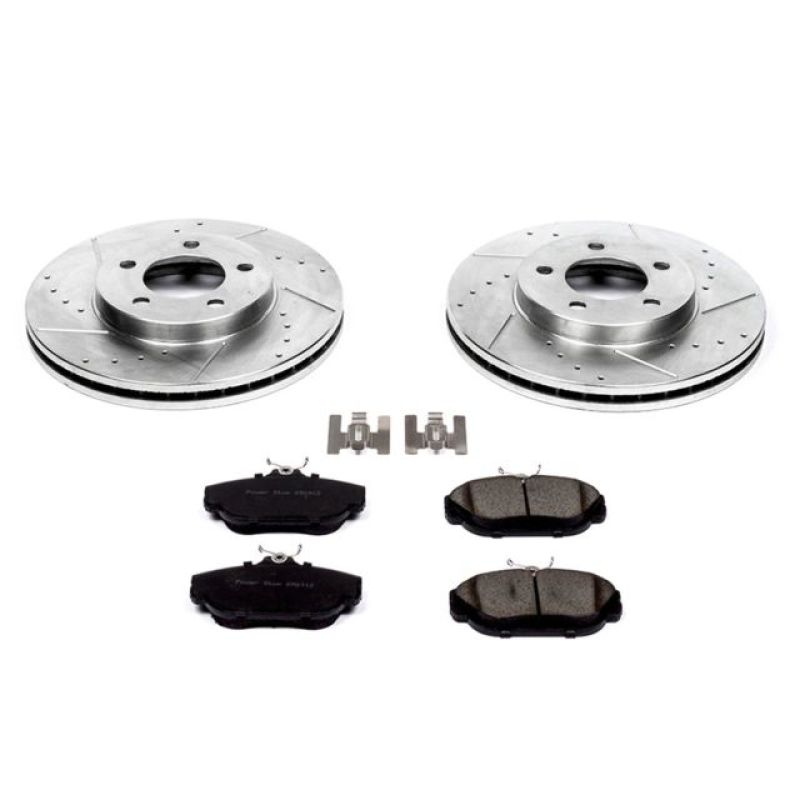 PowerStop Power Stop 94-00 Ford Taurus Front Z23 Evolution Sport Brake Kit