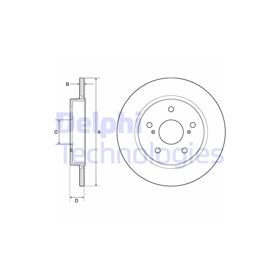 Delphi Bg4183C Brake Disc