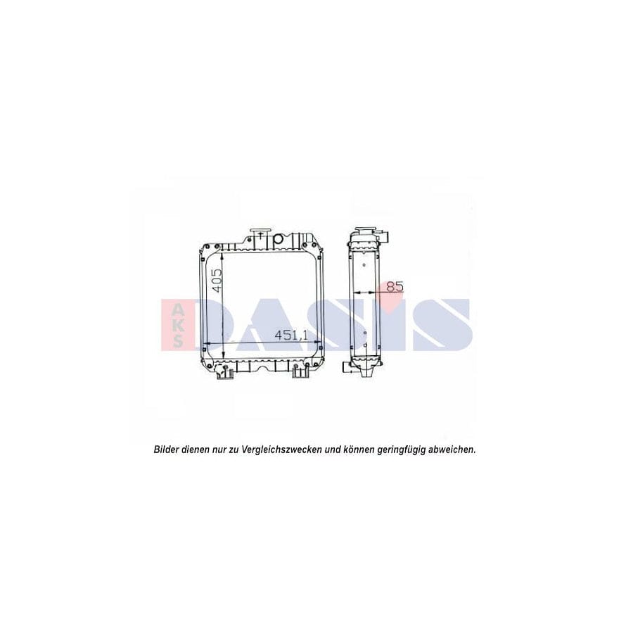 AKS Dasis 440666N Engine Radiator