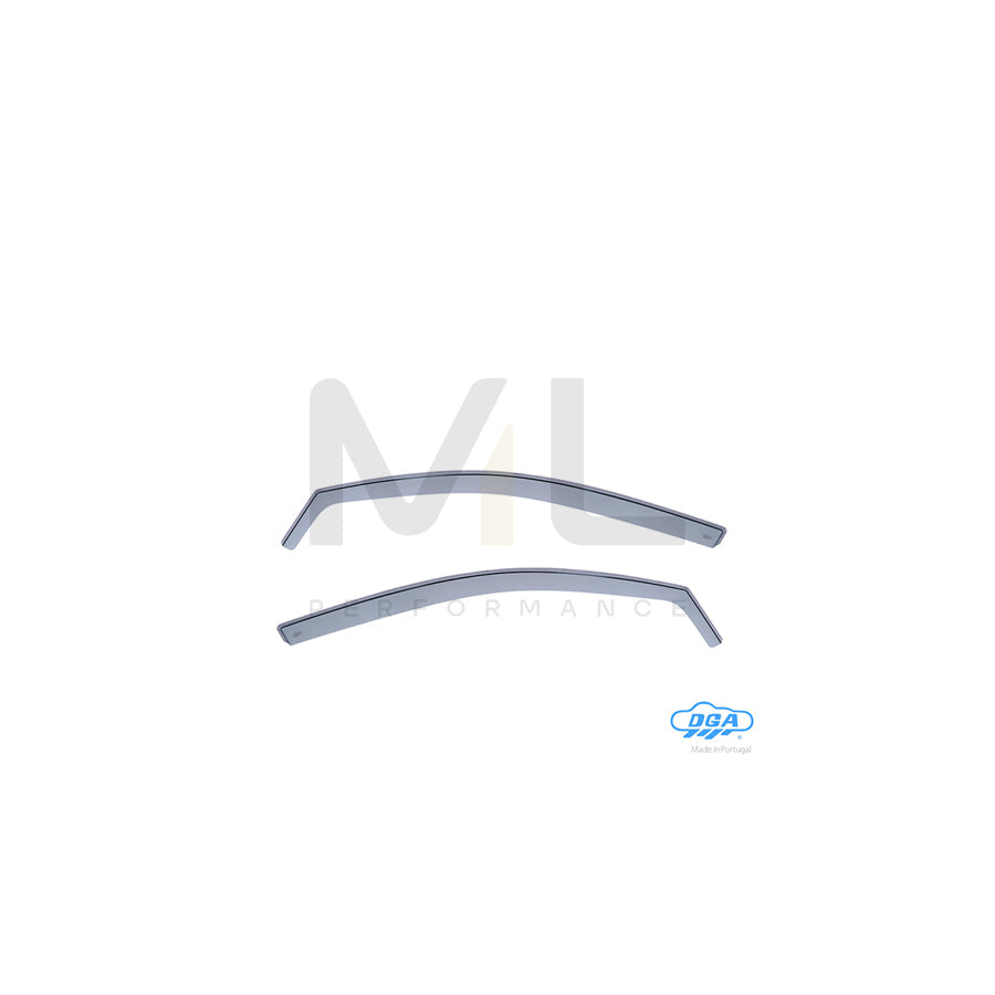 DGA 22011 Wind deflectors for SEAT Ibiza III Hatchback (6L) Arrow direction, Front, inner