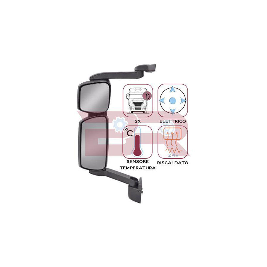 Botto Ricambi Brca0551 Outside Mirror, Driver Cab