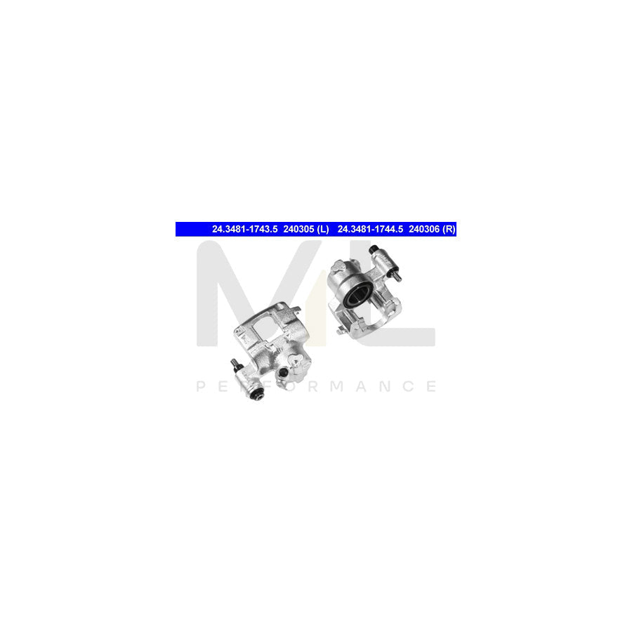 ATE 24.3481-1743.5 Brake Caliper without holder