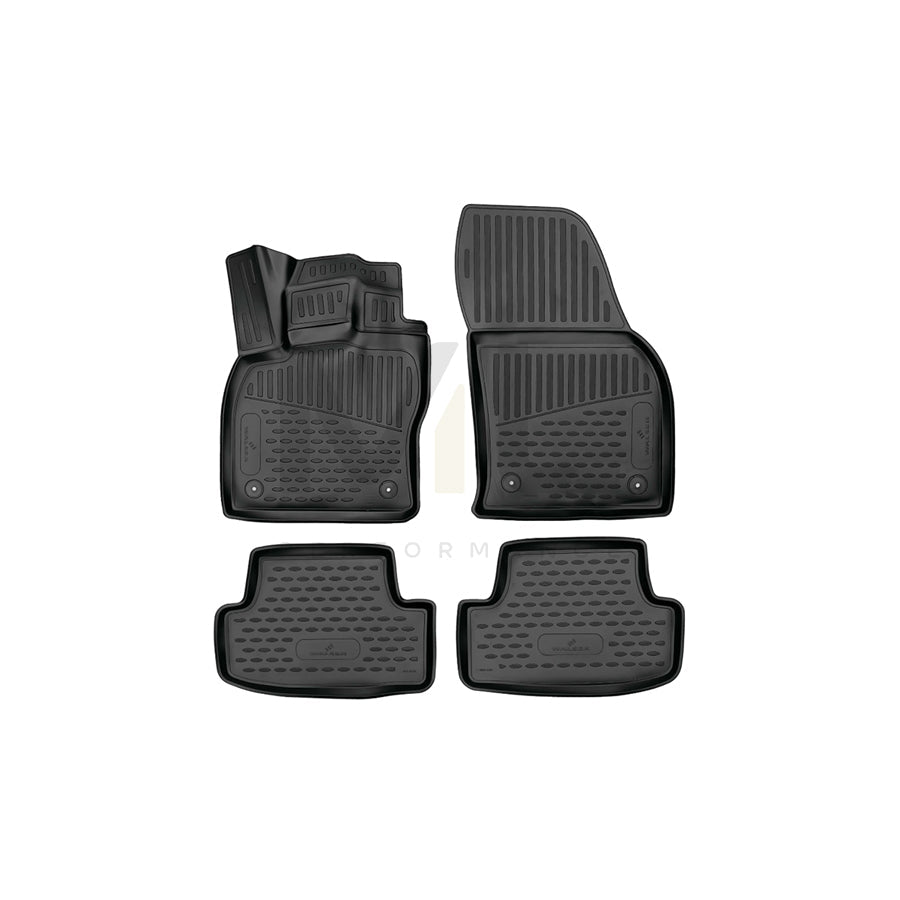 WALSER XTR 75004 Floor mat set Front and Rear