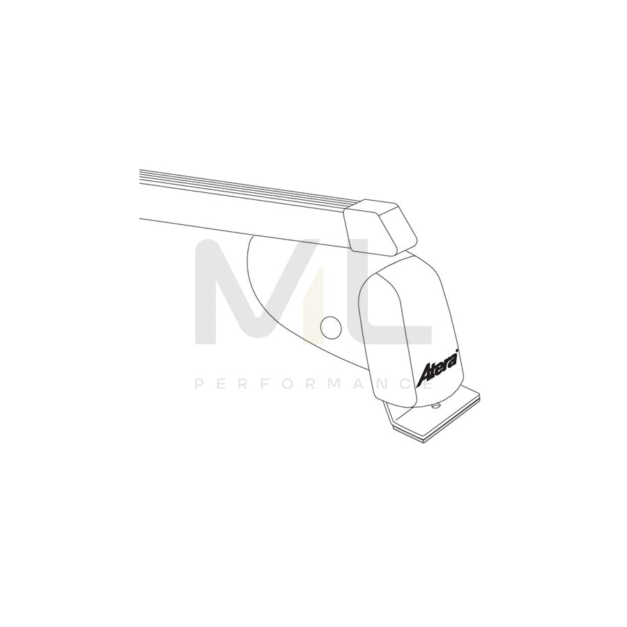 Atera Signo 044159 Roof bars for cars without rails, 110 cm, 80 kg, Steel