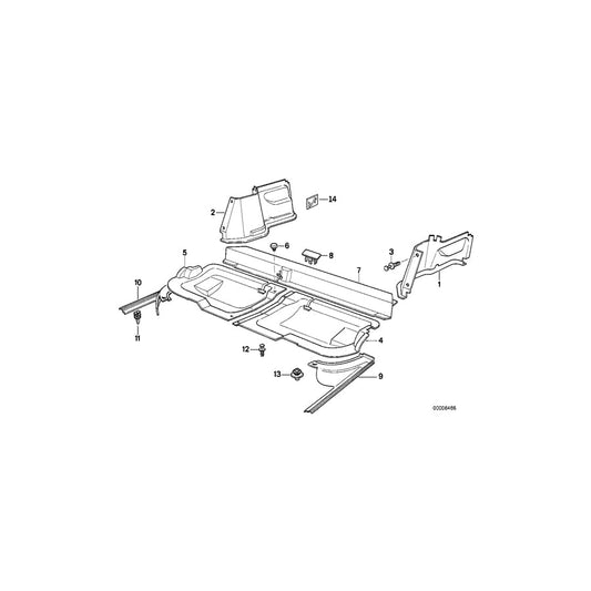Genuine BMW 51478102939 E34 Push-Button (Inc. 525tds, 524td & 540i) | ML Performance US Car Parts