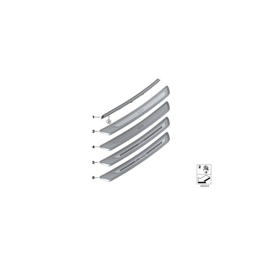Genuine BMW 51478073121 G29 Cover, Entrance, Left M40I (Inc. Z4 M40i) | ML Performance US