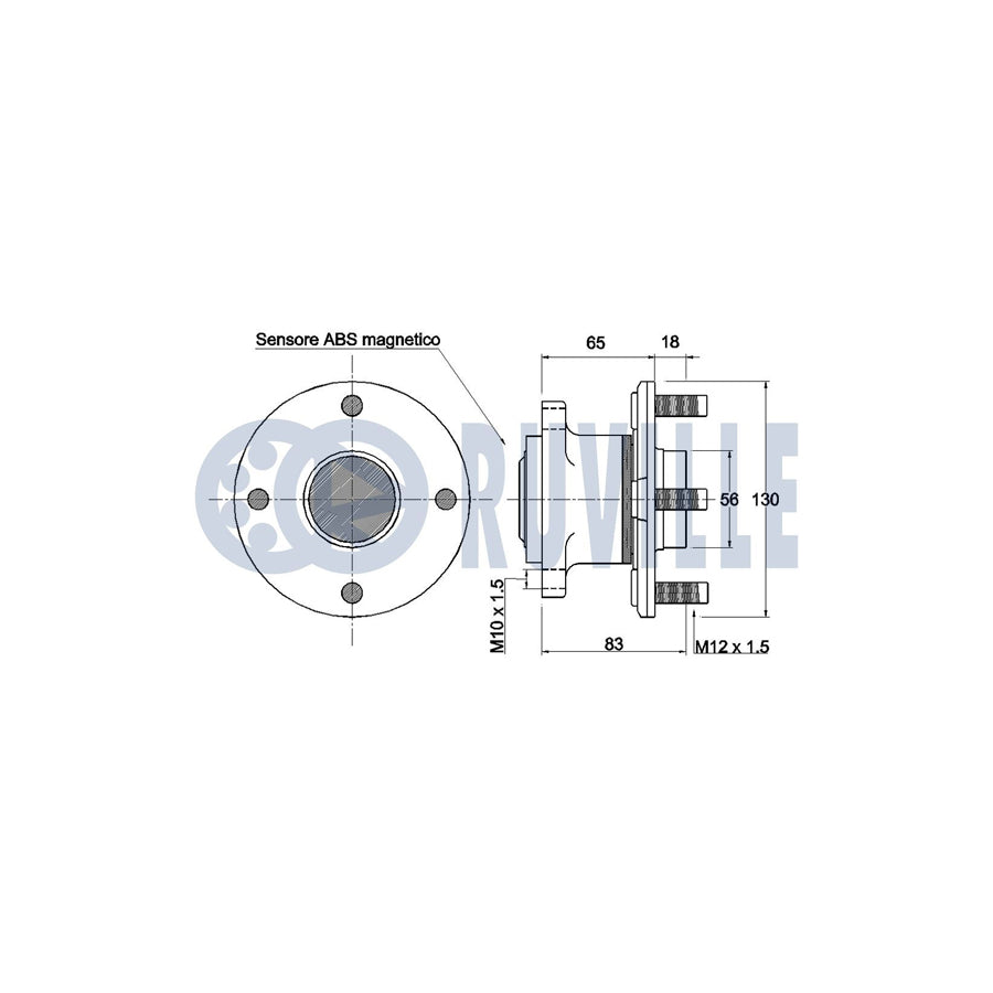 Ruville 985512 Control Arm / Trailing Arm Bush