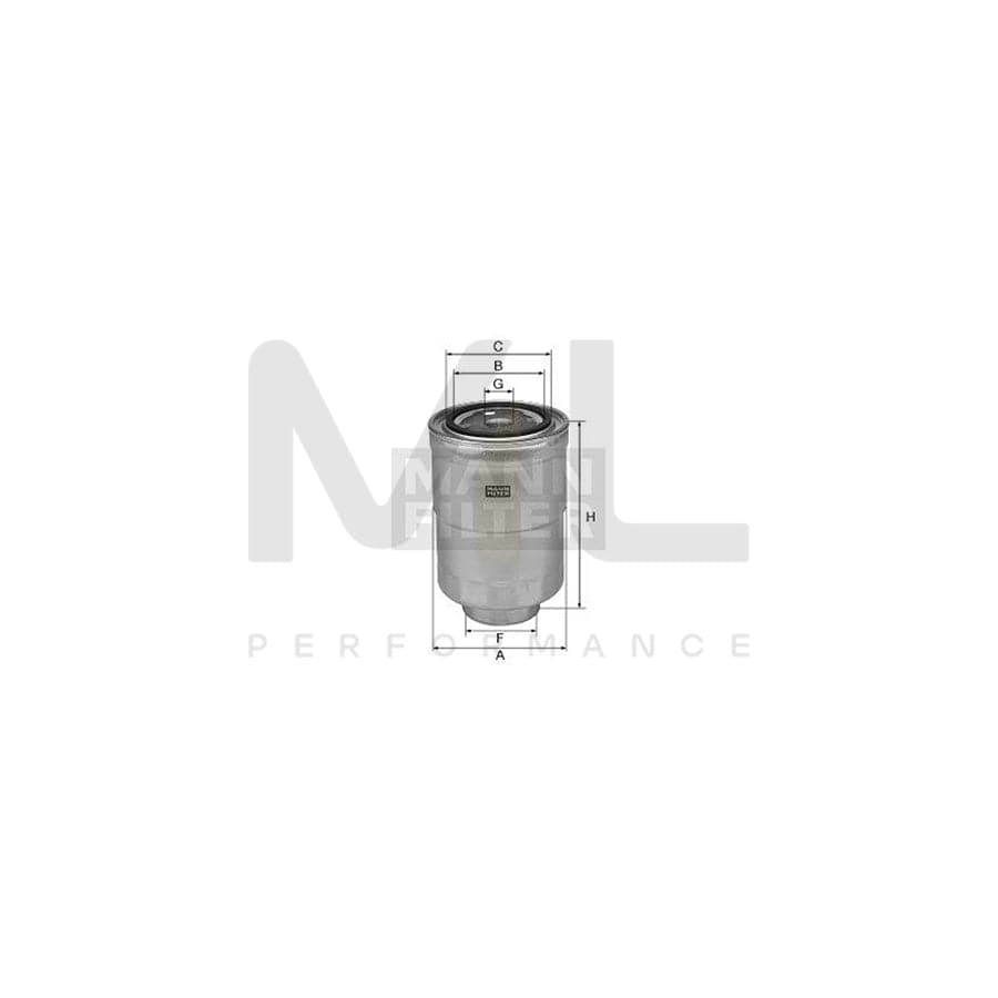 MANN-FILTER WK 940/11 Fuel filter Spin-on Filter
