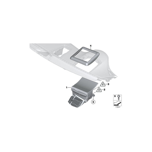 Genuine BMW 62306815501 F12 F13 Head-Up Display Left hand drive (Inc. 640iX, 650iX 4.4 & Alpina B6) | ML Performance US