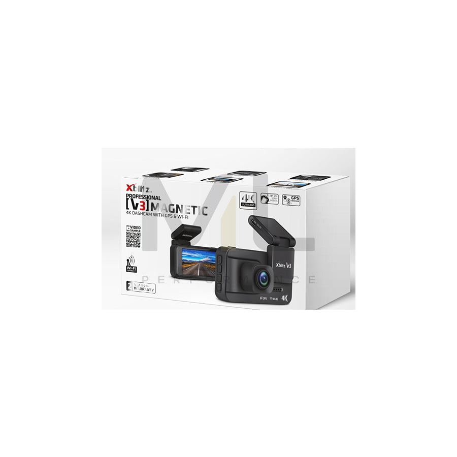 XBLITZ V3 MAGNETIC 4K Dash cam 3 Inch, 3840 x 2160, Viewing Angle 150°