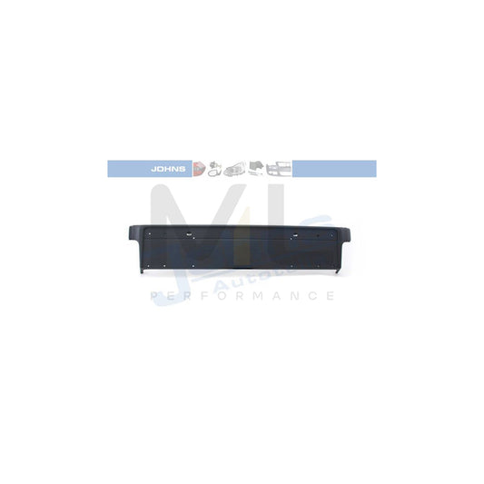 JOHNS 20 16 07-3 Number plate holder for BMW 5 Series Front, Black, frameless