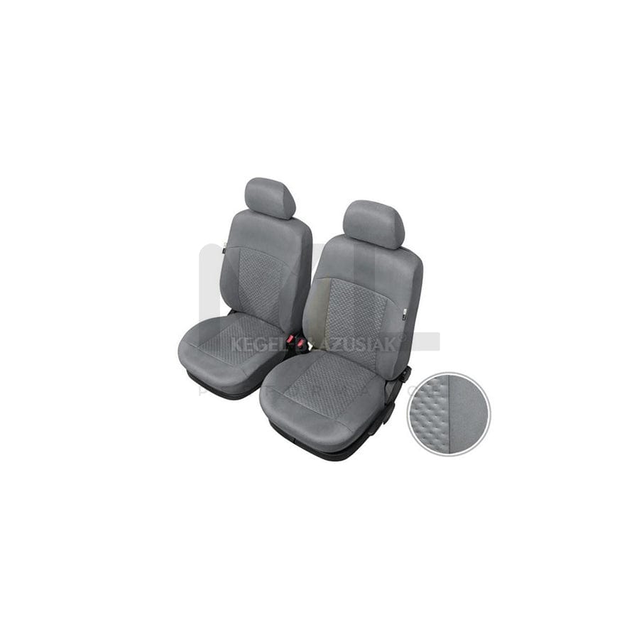 KEGEL 5-1304-235-3020 Car seat cover Grey, Leatherette, Polyester, Front