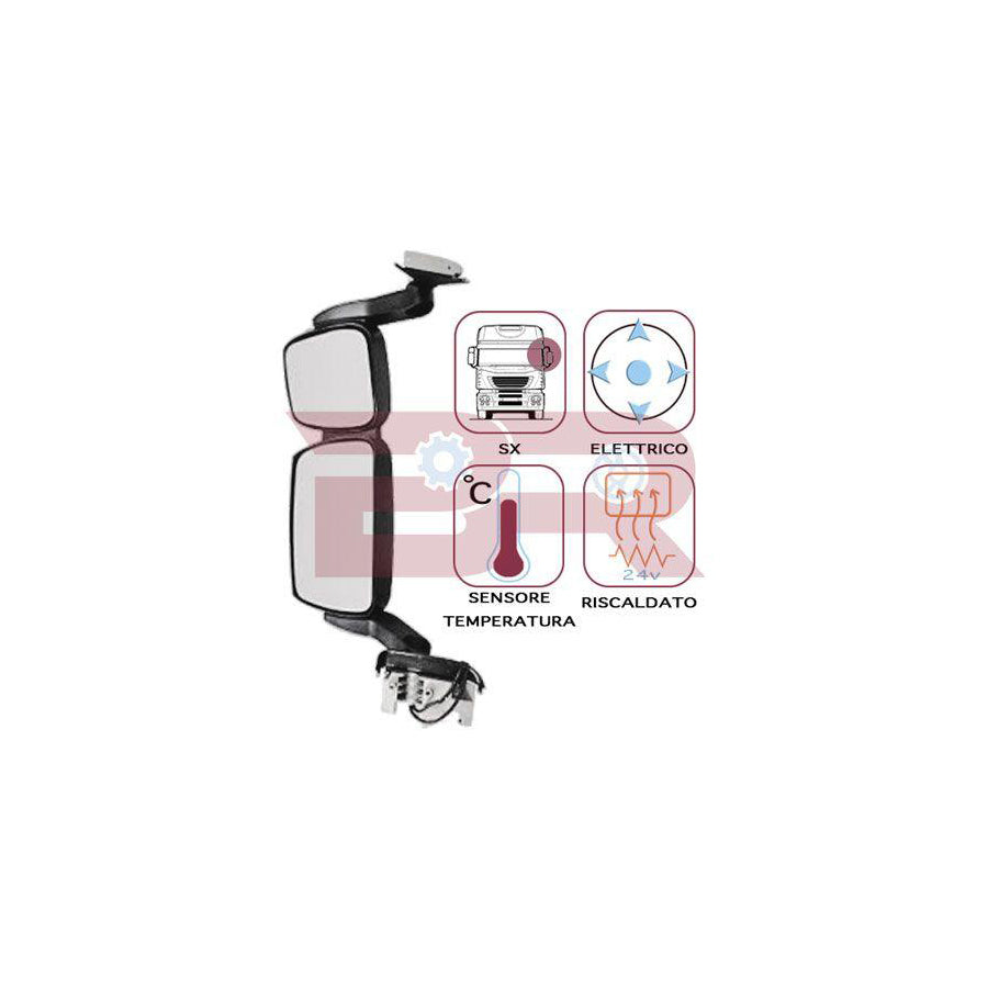 Botto Ricambi Brca0538 Outside Mirror, Driver Cab