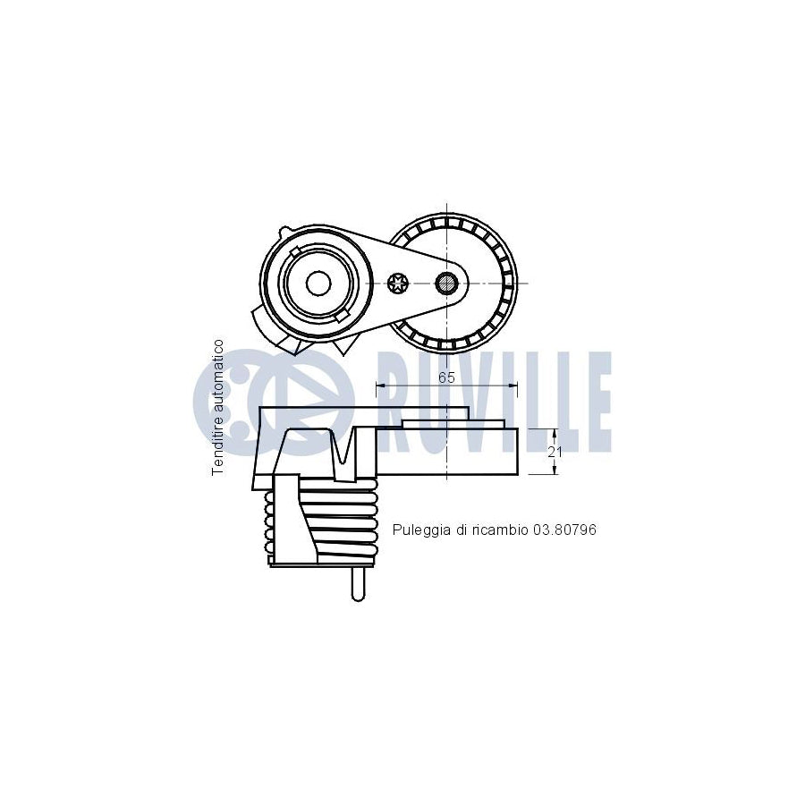 Ruville 59951 Alternator Freewheel Clutch