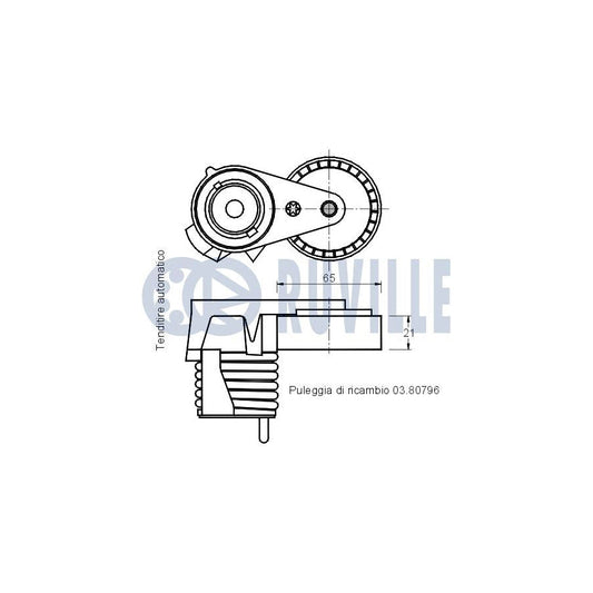 Ruville 59951 Alternator Freewheel Clutch