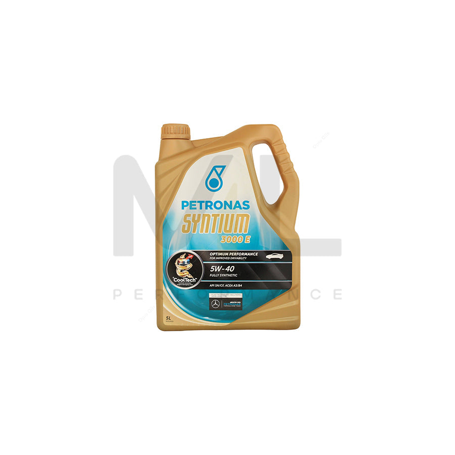PETRONAS Syntium 3000 E 5W-40 Fully Synthetic Car Engine Oil 5l
