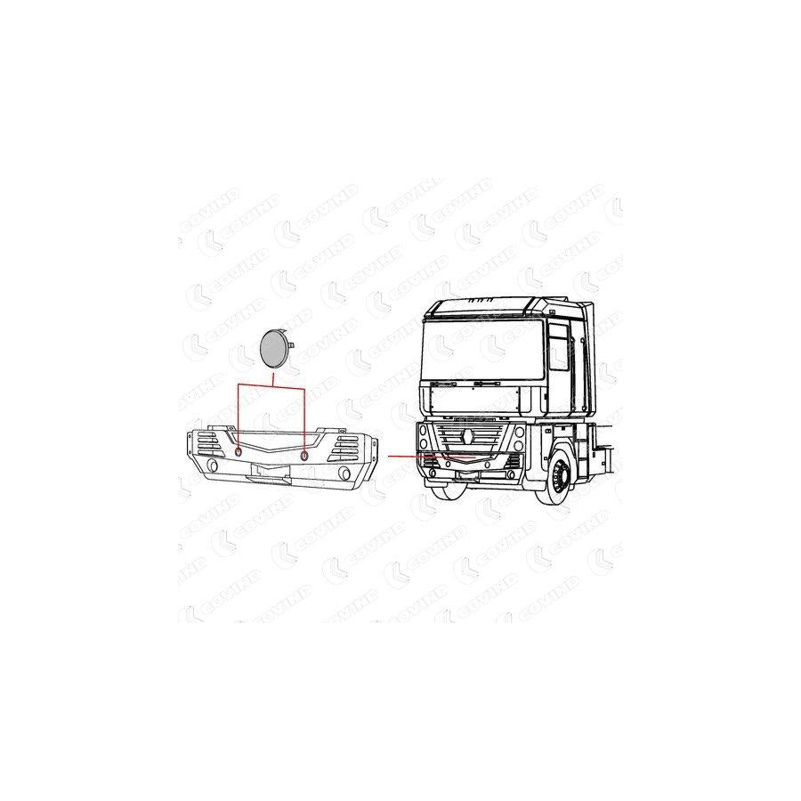 Covind 880/ 85 Cover, Bumper