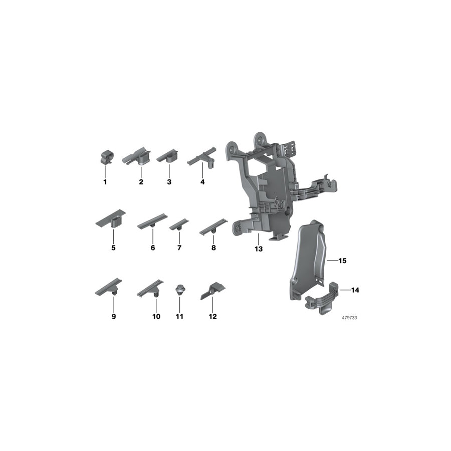 Genuine BMW 61129362252 Cover For Wiring Duct (Inc. i3 94Ah, i3s 94Ah Rex & i3 120Ah) | ML Performance US Car Parts