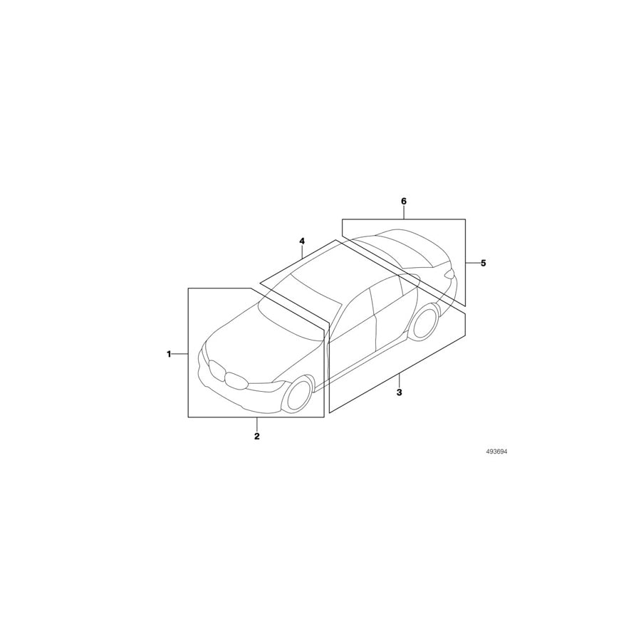 Genuine BMW 71229488765 G20 Label "Exhaust Emission" (Inc. 330i & 330iX) | ML Performance US Car Parts