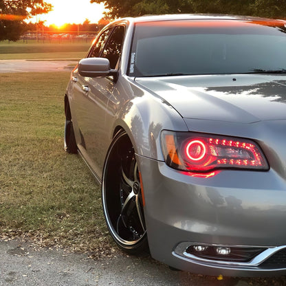 ORACLE Lighting Oracle 11-19 Chrysler 300C DRL Upgrade w/ Halo Kit - ColorSHIFT