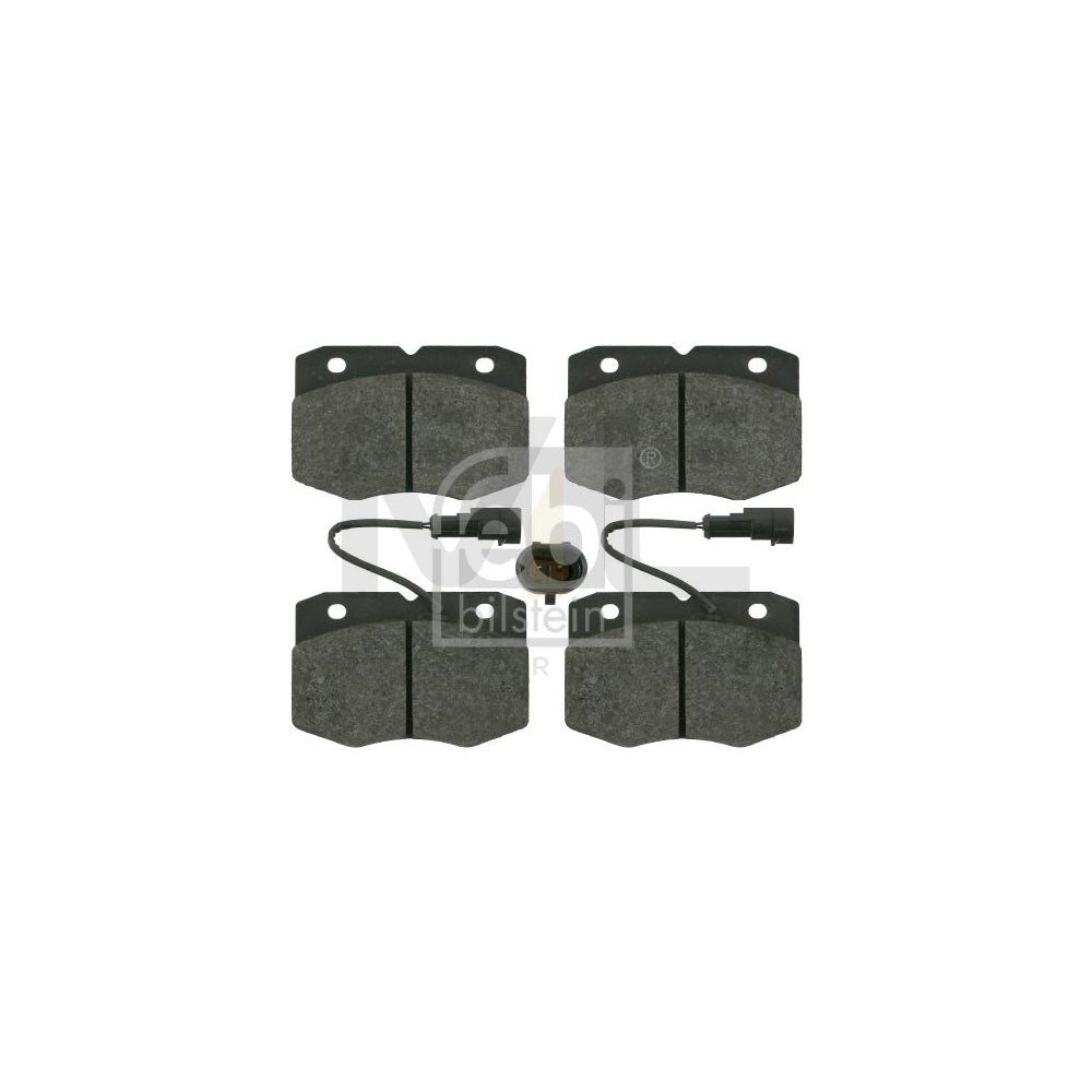 Febi Bilstein 16347 Brake Pad Set For Iveco Daily Front Axle, Incl. Wear Warning Contact
