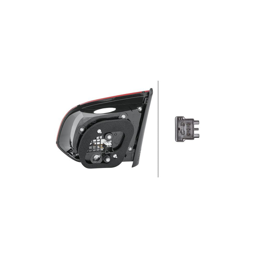 Hella 2SA 010 409-131 Rear Light For VW Golf VI Hatchback (5K1)