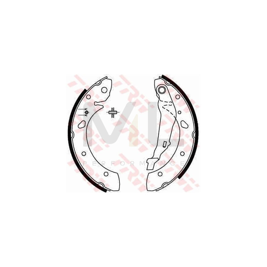 TRW GS8632 Brake Shoe Set for TOYOTA AVENSIS | ML Performance Car Parts