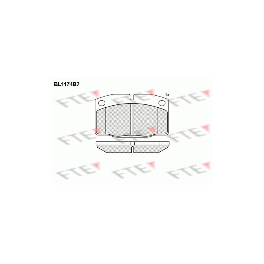 FTE Bl1174B2 Brake Pad Set