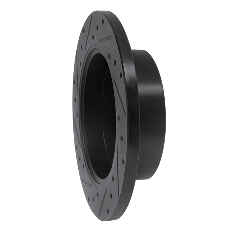 R1 Concepts R1 06-18 Dodge Sprinter 2500 Rear Right Drilled & Slotted Black Brake Rotor