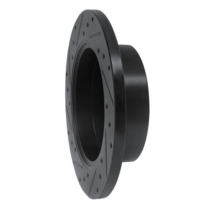 R1 Concepts R1 06-18 Dodge Sprinter 2500 Rear Right Drilled & Slotted Black Brake Rotor