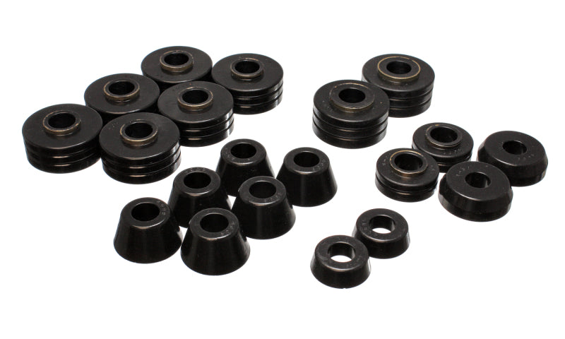 Energy Suspension Ford Bronco Body Mount Set - Black