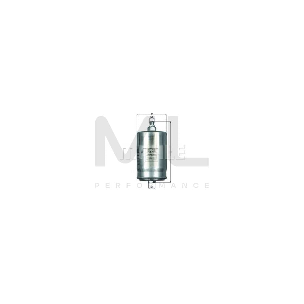 MAHLE ORIGINAL OC 123 Oil Filter Spin-on Filter | ML Performance Car Parts