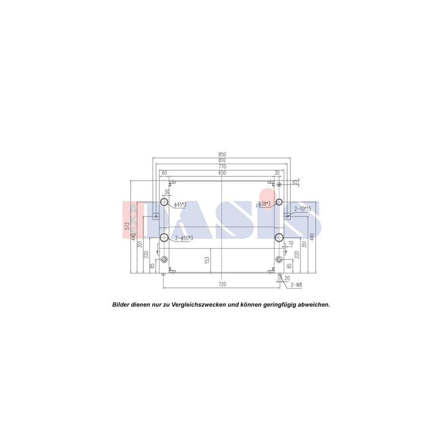 AKS Dasis 440675N Engine Radiator