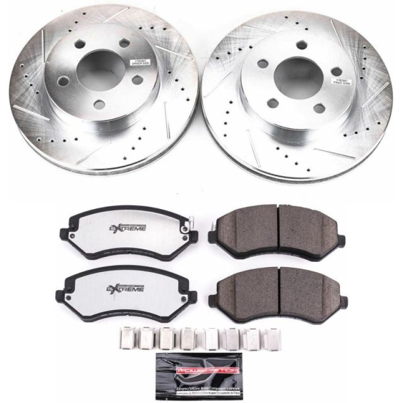 PowerStop Power Stop 02-07 Jeep Liberty Front Z36 Truck & Tow Brake Kit