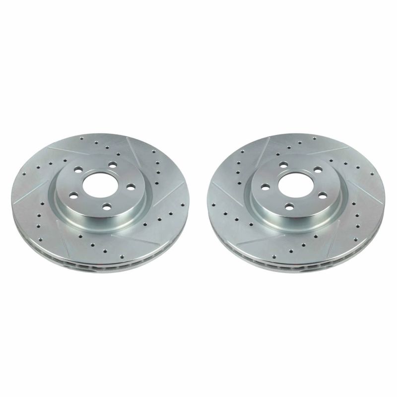 PowerStop Power Stop 18-20 Ford Transit Connect Front Evolution Drilled & Slotted Rotors - Pair
