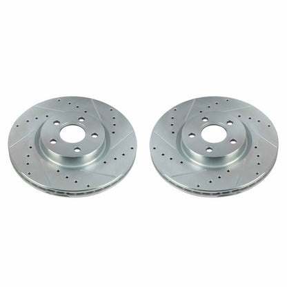 PowerStop Power Stop 18-20 Ford Transit Connect Front Evolution Drilled & Slotted Rotors - Pair