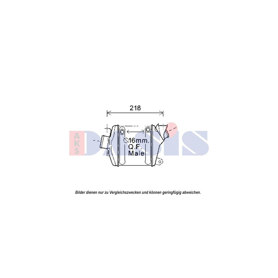 AKS Dasis 157040N Intercooler for Opel Insignia