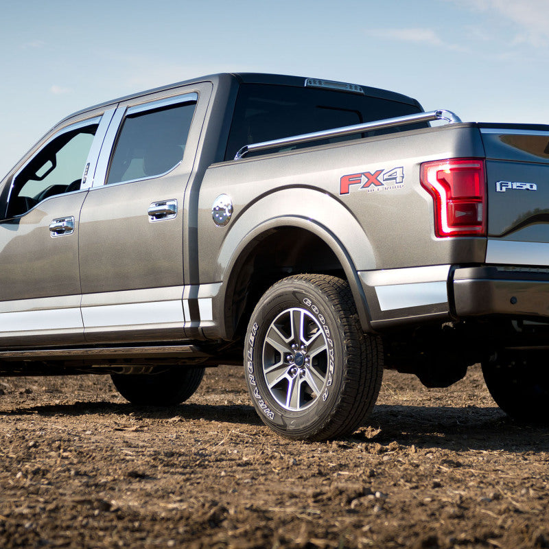Putco 15-20 Ford F-150 Super Cab 6.5ft Short Box (4.25in Tall - 12pcs) Pro SS Rocker Panels
