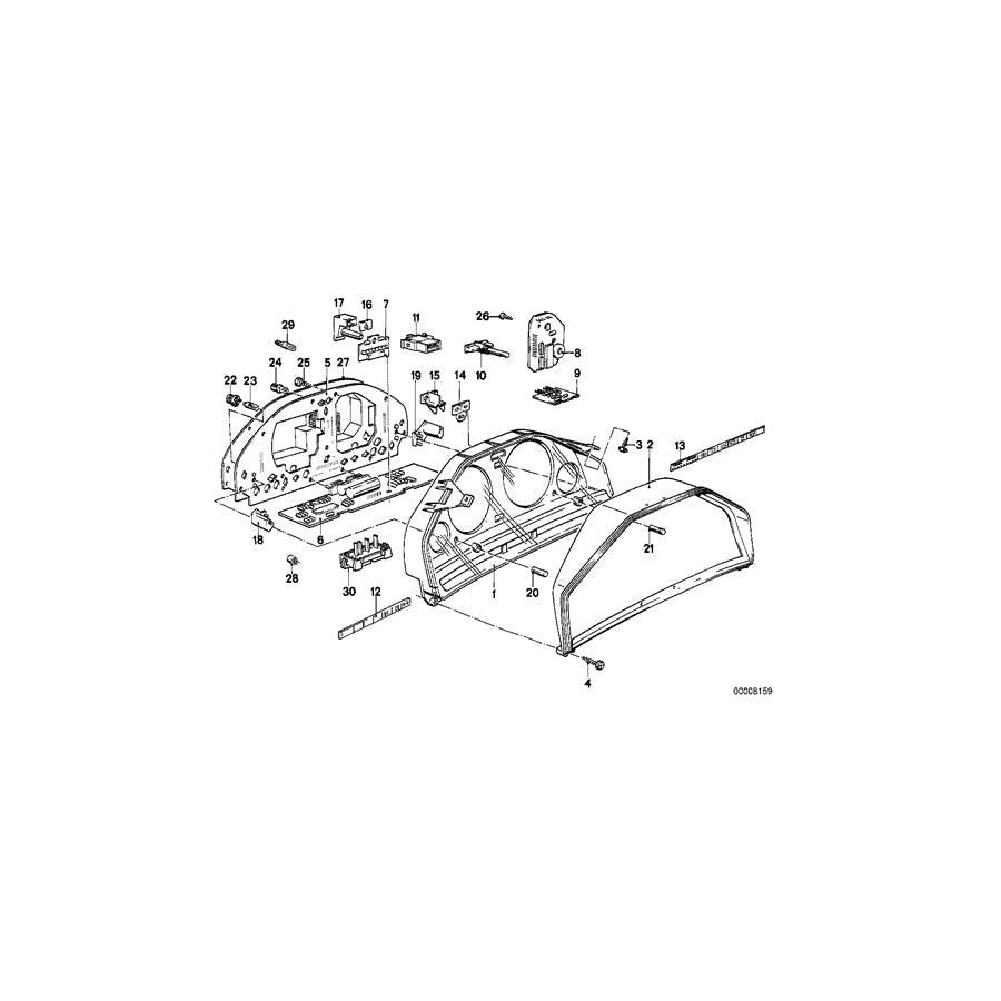 Genuine BMW 62111381908 E30 Printed Circuit Board (Inc. M3) | ML Performance US