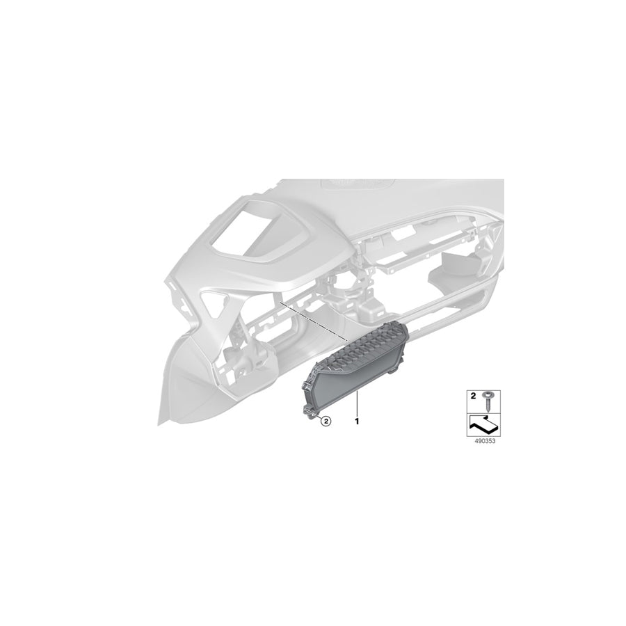 Genuine BMW 62109442542 G29 Instrument Cluster, High 10,25" (Inc. Z4 30i, Z4 M40i & Z4 20i) | ML Performance US