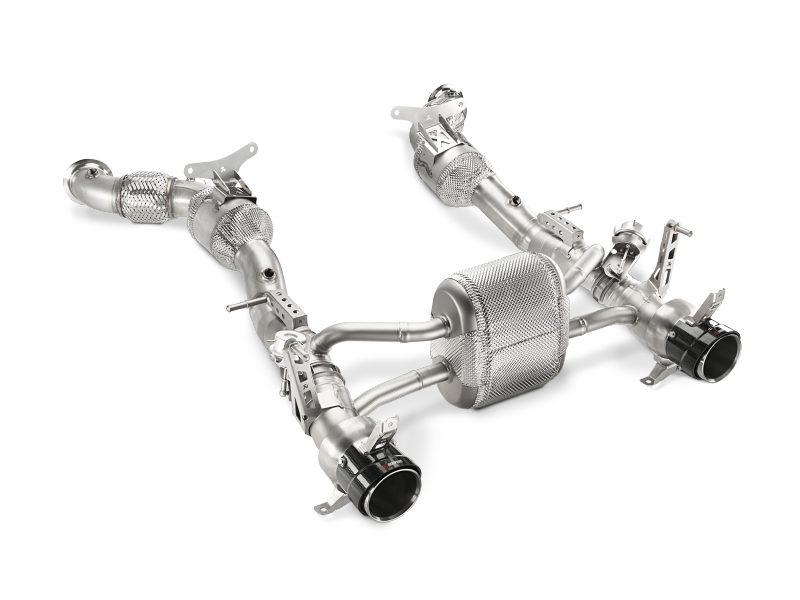 Akrapovic Akrapovic 16-17 Ferrari 488 GTB/488 Spyder Slip-On Line (Titanium) w/ Carbon Tips