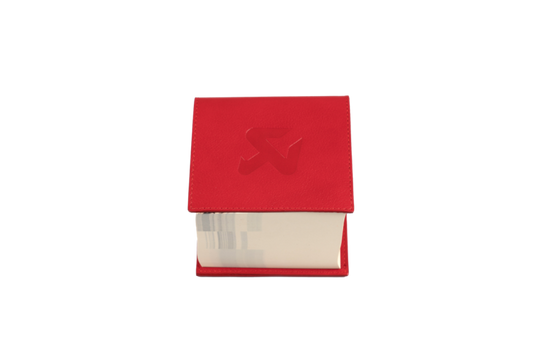 Akrapovic Akrapovic Leather Memo Notepad - Red
