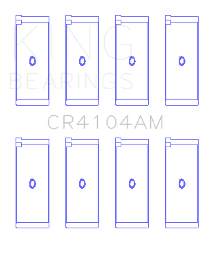 King Engine Bearings Audi Abb/Abm/Adp/Pp/Rn (Size +1.0mm) Connecting Rod Bearing Set